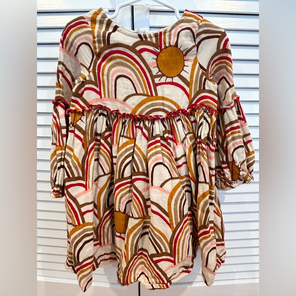Pink Chicken, rainbow dress, size 3